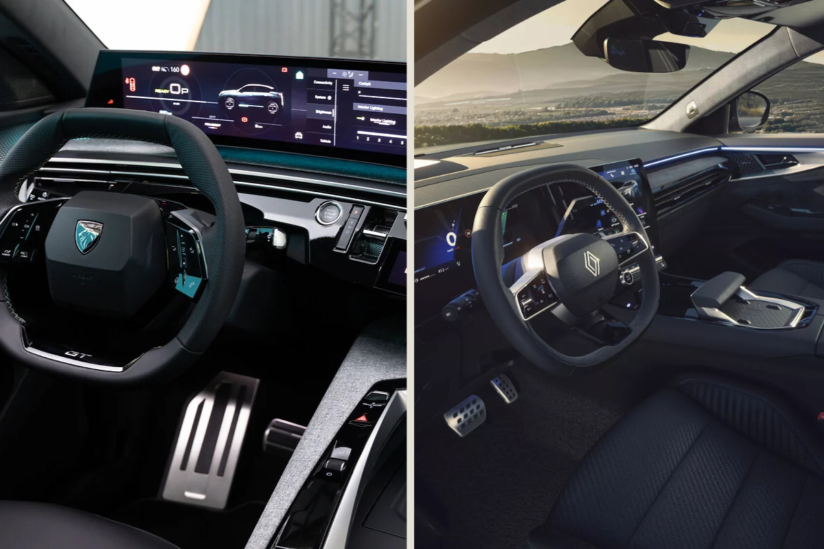 Renault Australia interior against Peugeot 3008
