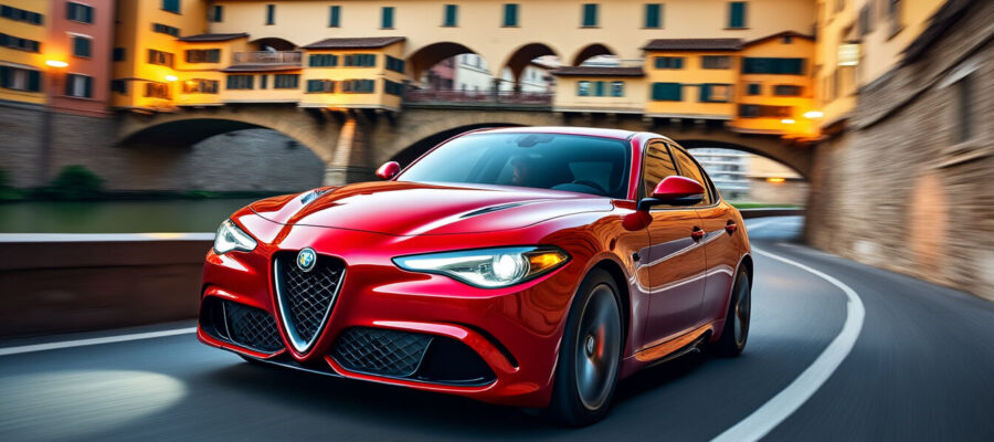 La Giulia Quadrifoglio: the car star of 6 underground