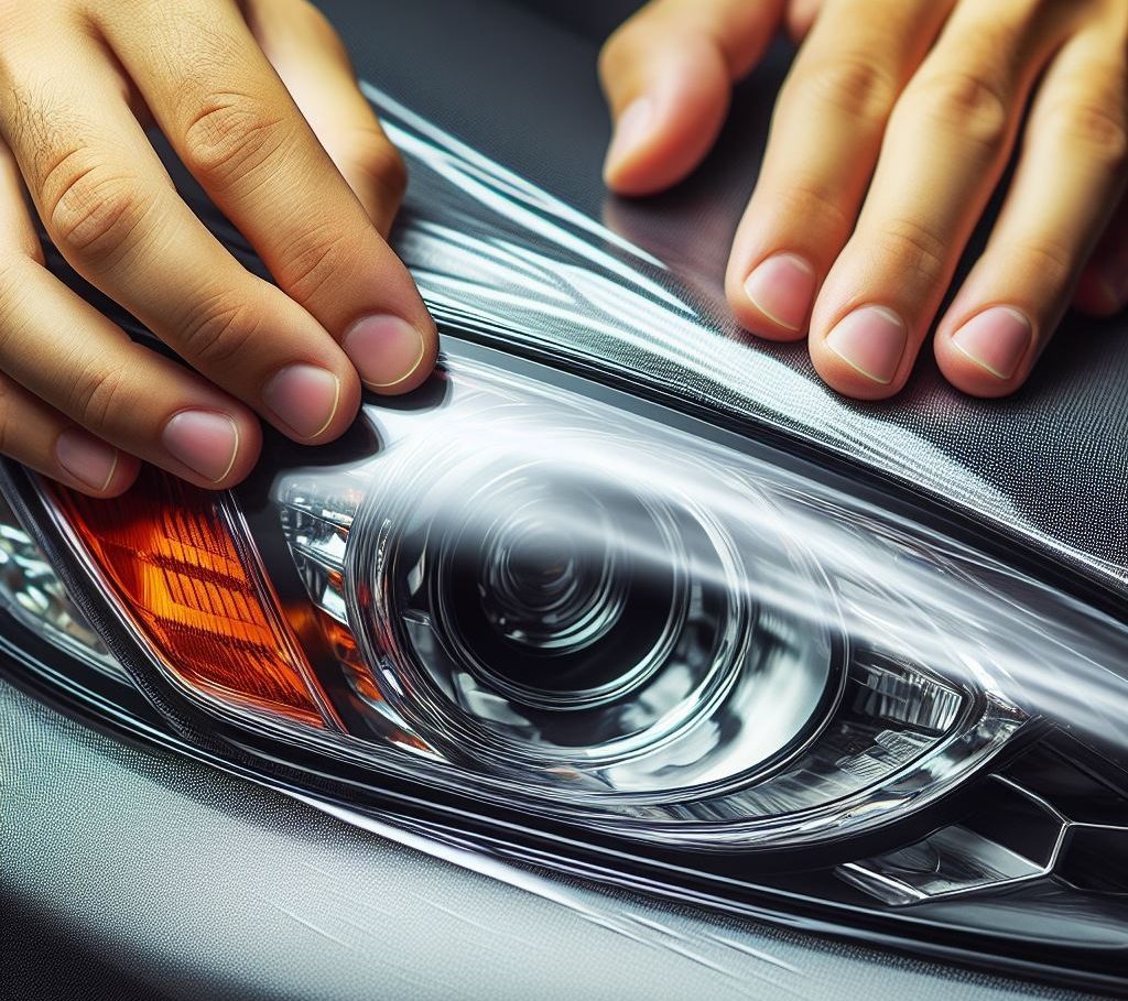 Transparent protection movies for headlights