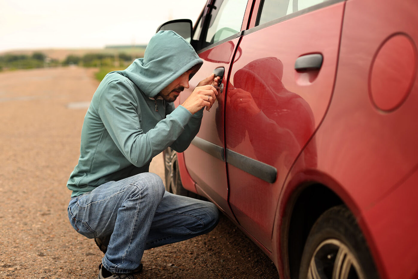 Infringement, what happens if you are stolen from your vehicle? / Good reflections